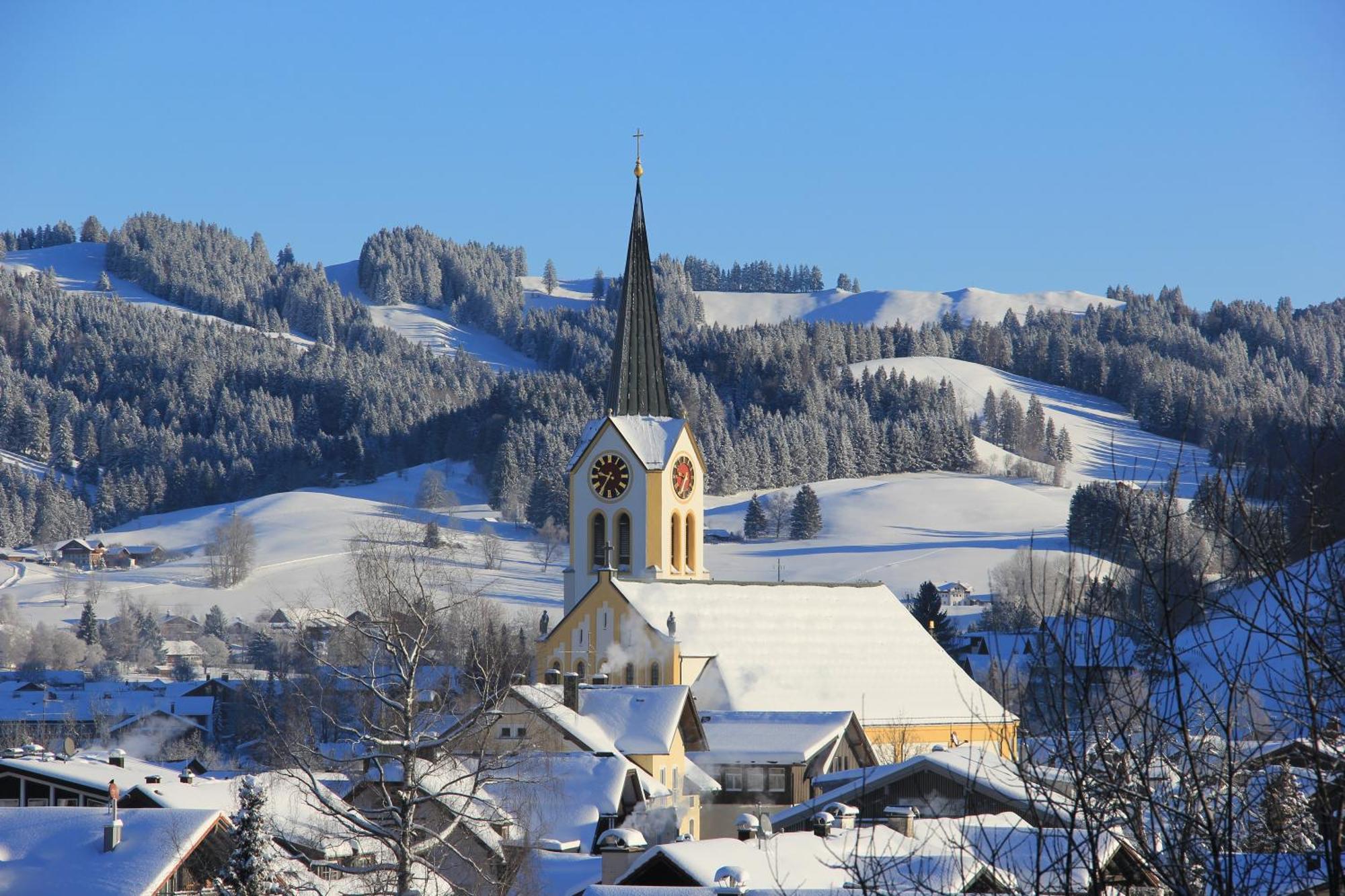 Heimatel - Ferienwohnungen Steibis Oberstaufen Buitenkant foto